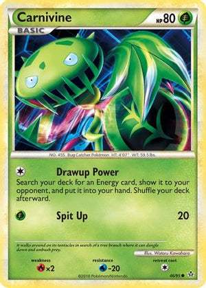 Carnivine 46/95 - Unleashed Reverse Holofoil - Poke-Collect