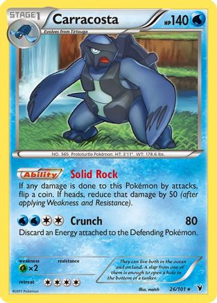 Carracosta 26/101 - Noble Victories Reverse Holofoil - Poke-Collect