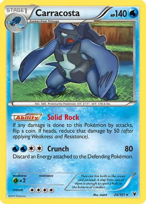 Carracosta 26/101 - Noble Victories Reverse Holofoil - Poke-Collect