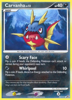 Carvanha 58/111 - Rising Rivals - Poke-Collect