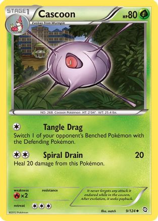 Cascoon 9/124 - Dragons Exalted - Poke-Collect