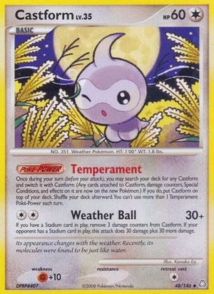 Castform 48/146 - Legends Awakened Reverse Holofoil - Poke-Collect