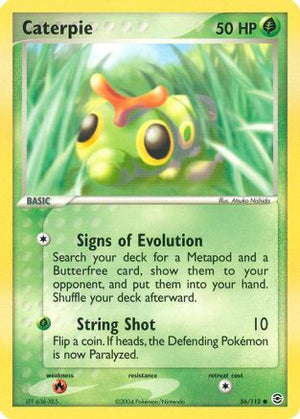 Caterpie 56/112 - FireRed & LeafGreen - Poke-Collect