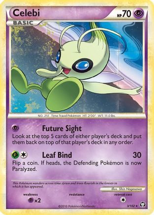 Celebi 3/102 - Triumphant Holofoil - Poke-Collect