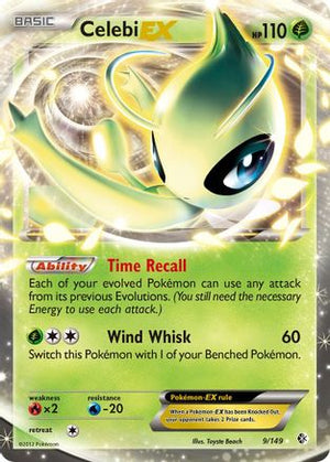 Celebi EX 9/149 - Boundaries Crossed Holofoil - Poke-Collect
