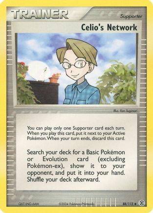 Celio's Network 88/112 - FireRed & LeafGreen Reverse Holofoil - Poke-Collect