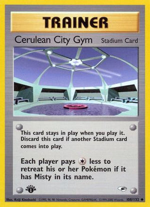 Cerulean City Gym 108/132 - Gym Heroes 1st Edition - Poke-Collect