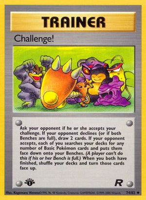 Challenge! 74/82 - Team Rocket 1st Edition - Poke-Collect