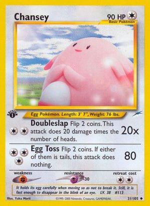 Chansey 31/105 - Neo Destiny Unlimited - Poke-Collect