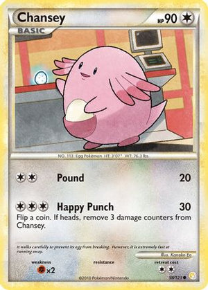 Chansey 58/123 - HeartGold SoulSilver - Poke-Collect