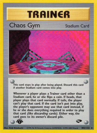 Chaos Gym 102/132 - Gym Challenge Unlimited - Poke-Collect