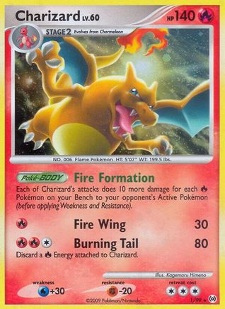 Charizard 1/99 - Arceus Holofoil - Poke-Collect