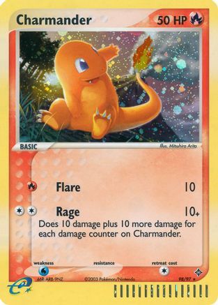 Charmander 98/97 - Dragon Holofoil - Poke-Collect