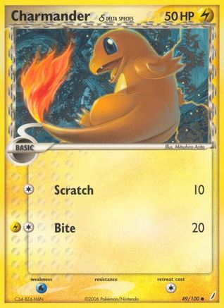 Charmander (Delta Species) 49/100 - Crystal Guardians - Poke-Collect