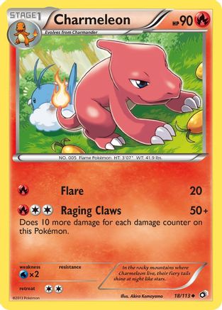 Charmeleon 18/113 - Legendary Treasures - Poke-Collect