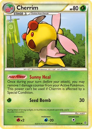 Cherrim 28/95 - Unleashed Reverse Holofoil - Poke-Collect