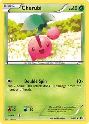 Cherubi 4/113 - Legendary Treasures Reverse Holofoil - Poke-Collect