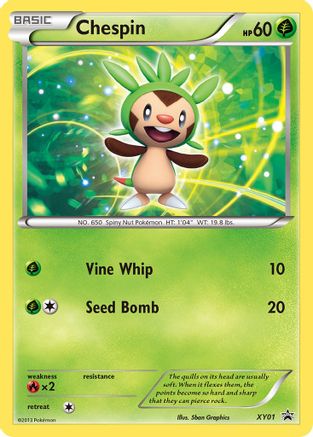Chespin - XY01 XY01/211 - XY Promos Holofoil - Poke-Collect
