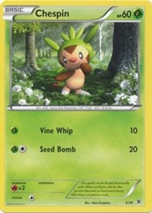 Chespin 3/39 - Kalos Starter Set - Poke-Collect