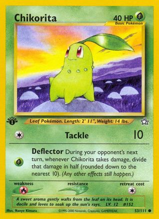 Chikorita (53) 53/111 - Neo Genesis 1st Edition - Poke-Collect