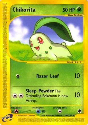 Chikorita (100) 100/165 - Expedition - Poke-Collect