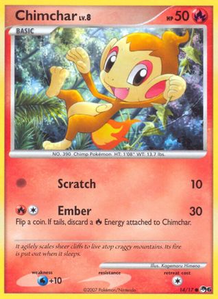 Chimchar 14/17 - POP Series 6 Holofoil - Poke-Collect