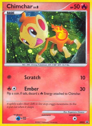 Chimchar - DP02 DP02/56 - Diamond and Pearl Promos Holofoil - Poke-Collect