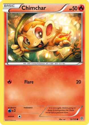 Chimchar 15/135 - Plasma Storm - Poke-Collect