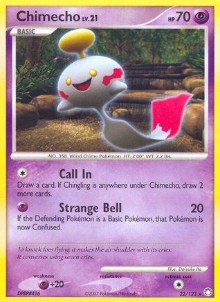 Chimecho 22/123 - Mysterious Treasures - Poke-Collect