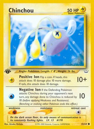Chinchou 42/64 - Neo Revelation Unlimited - Poke-Collect