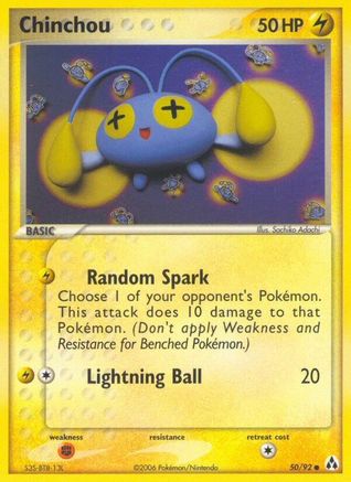 Chinchou 50/92 - Legend Maker - Poke-Collect