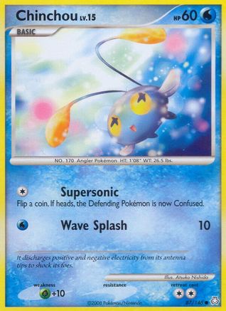 Chinchou (87) 87/146 - Legends Awakened Reverse Holofoil - Poke-Collect