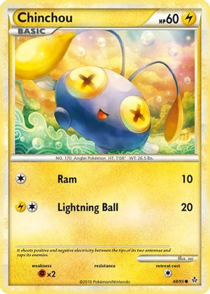 Chinchou 48/95 - Unleashed Reverse Holofoil - Poke-Collect