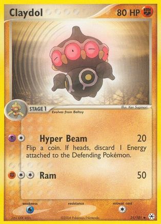 Claydol - 31/101 31/101 - Hidden Legends Reverse Holofoil - Poke-Collect