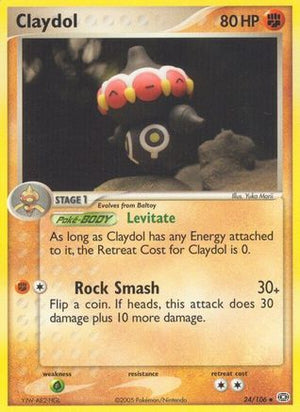 Claydol 24/106 - Emerald Reverse Holofoil