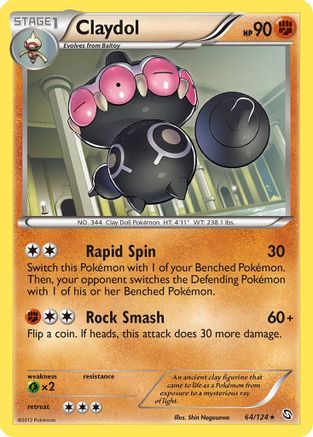 Claydol 64/124 - Dragons Exalted - Poke-Collect