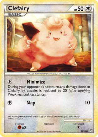 Clefairy 54/95 - Call of Legends Reverse Holofoil - Poke-Collect