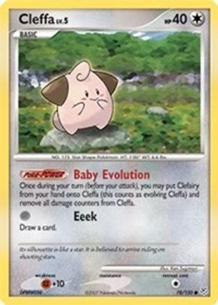 Cleffa 78/130 - Diamond and Pearl Reverse Holofoil - Poke-Collect
