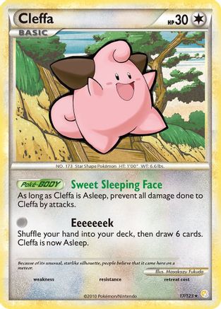 Cleffa 17/123 - HeartGold SoulSilver - Poke-Collect