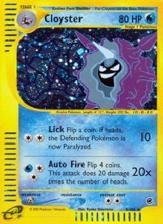 Cloyster (8) 8/165 - Expedition Reverse Holofoil - Poke-Collect