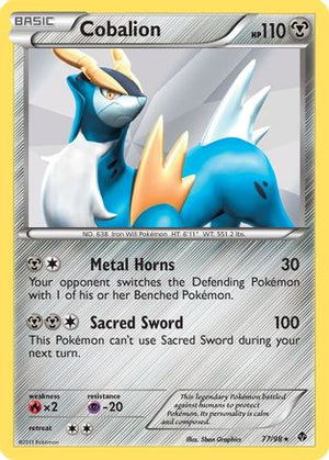 Cobalion 77/98 - Emerging Powers Holofoil - Poke-Collect