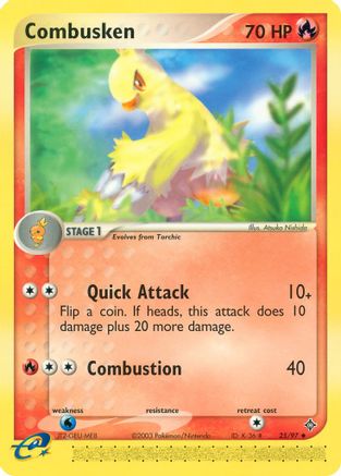 Combusken 25/97 - Dragon - Poke-Collect