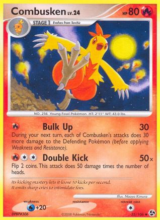 Combusken 35/106 - Great Encounters - Poke-Collect