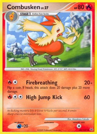 Combusken 45/127 - Platinum Reverse Holofoil - Poke-Collect