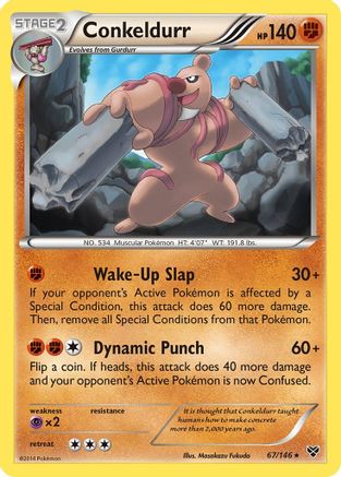 Conkeldurr 67/146 - XY Base Set - Poke-Collect