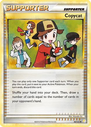 Copycat 90/123 - HeartGold SoulSilver Reverse Holofoil - Poke-Collect