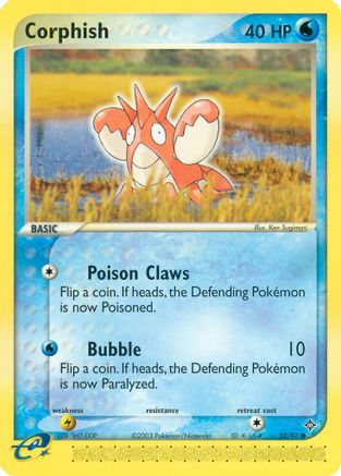 Corphish - 52/97 52/97 - Dragon Reverse Holofoil - Poke-Collect