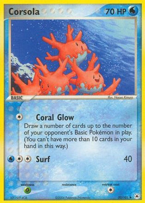 Corsola 32/101 - Hidden Legends Reverse Holofoil - Poke-Collect