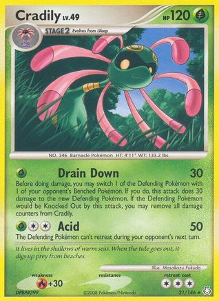Cradily 21/146 - Legends Awakened - Poke-Collect