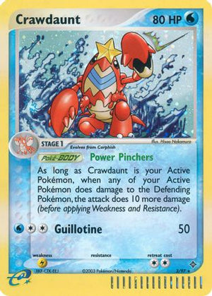 Crawdaunt - 3/97 3/97 - Dragon Reverse Holofoil - Poke-Collect